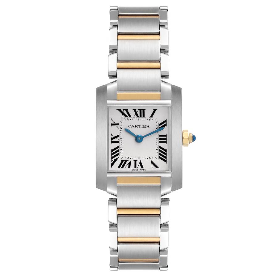 Cartier Tank Francaise Small Steel Yellow Gold Ladies Watch W51007Q4