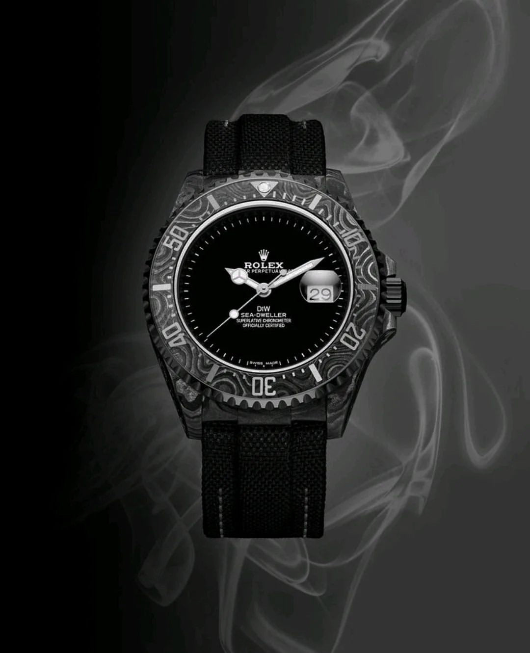 NTPT Carbon DiW Rolex Sea Dweller GHOST
