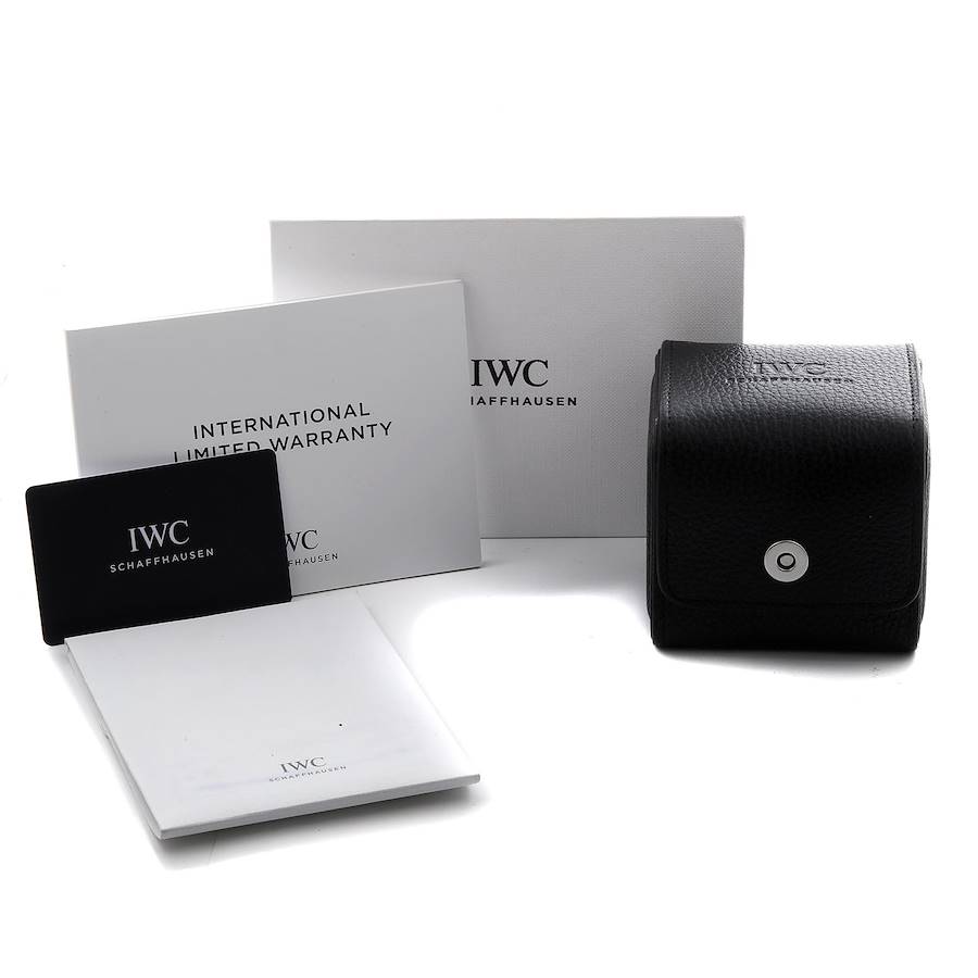 IWC Portuguese Rose Gold Grey Dial Manual Mens Watch IW545406