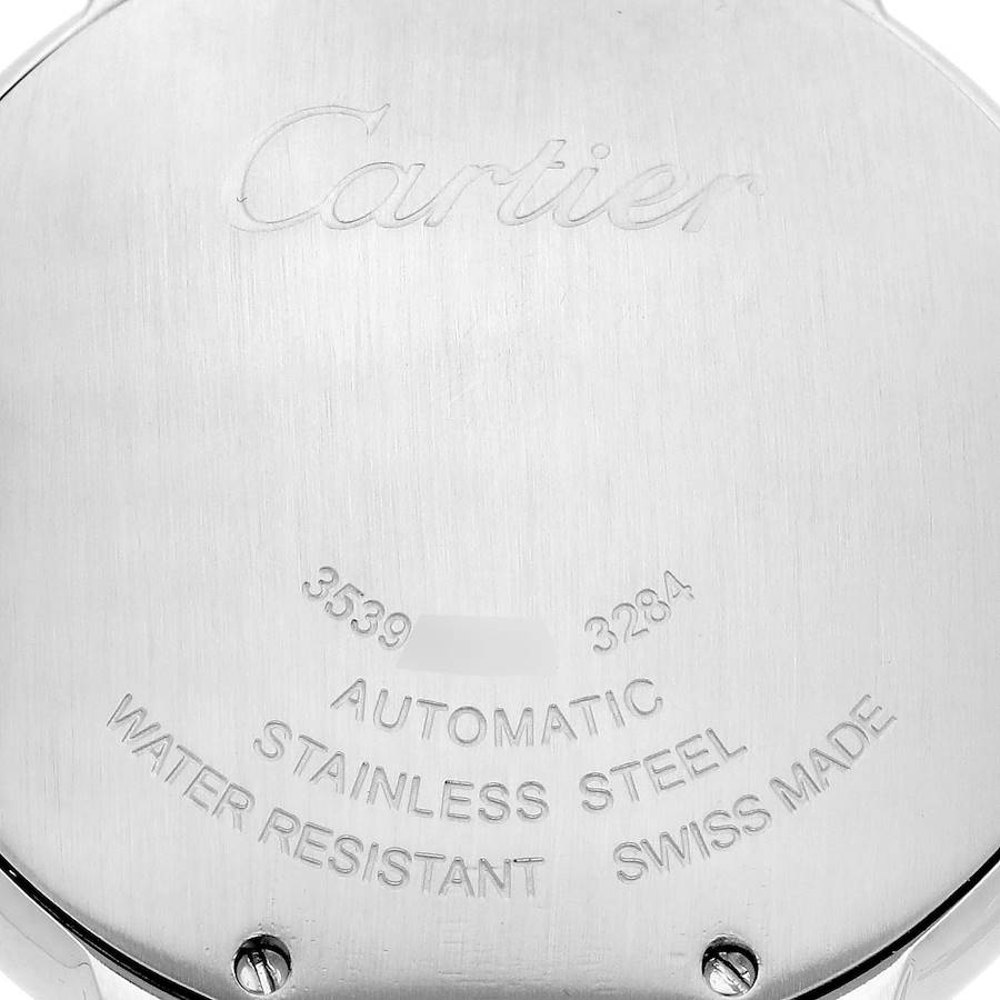 Cartier Ballon Bleu 36 Steel Rose Gold Diamond Ladies Watch WE902054