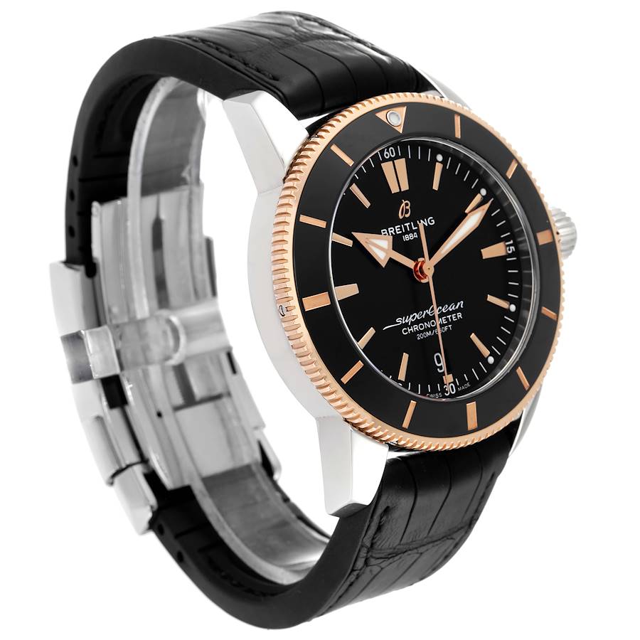 Breitling Superocean Heritage B20 Steel Rose Gold Mens Watch UB2030