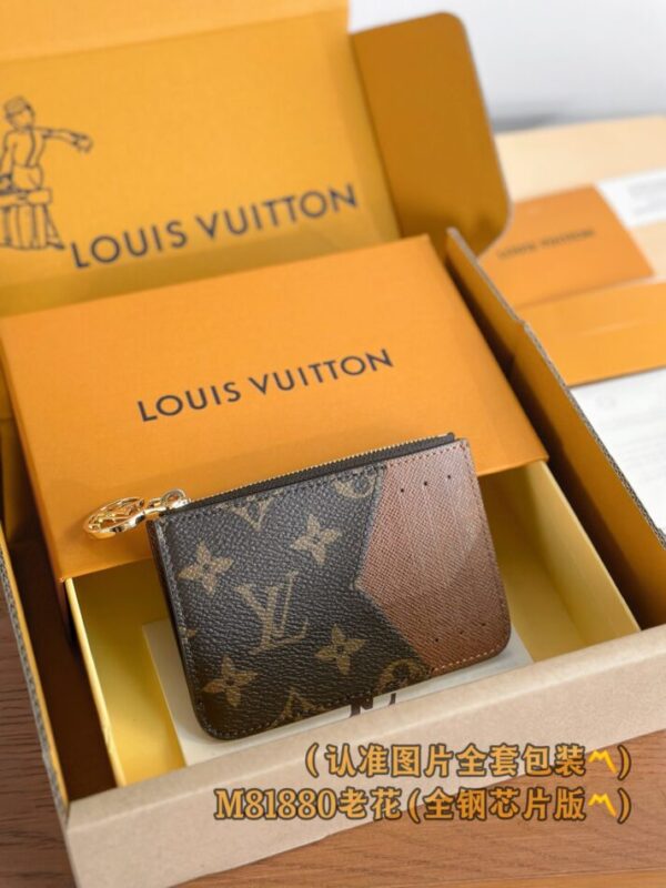 Louis Vuitton Romy Card Holder Brown