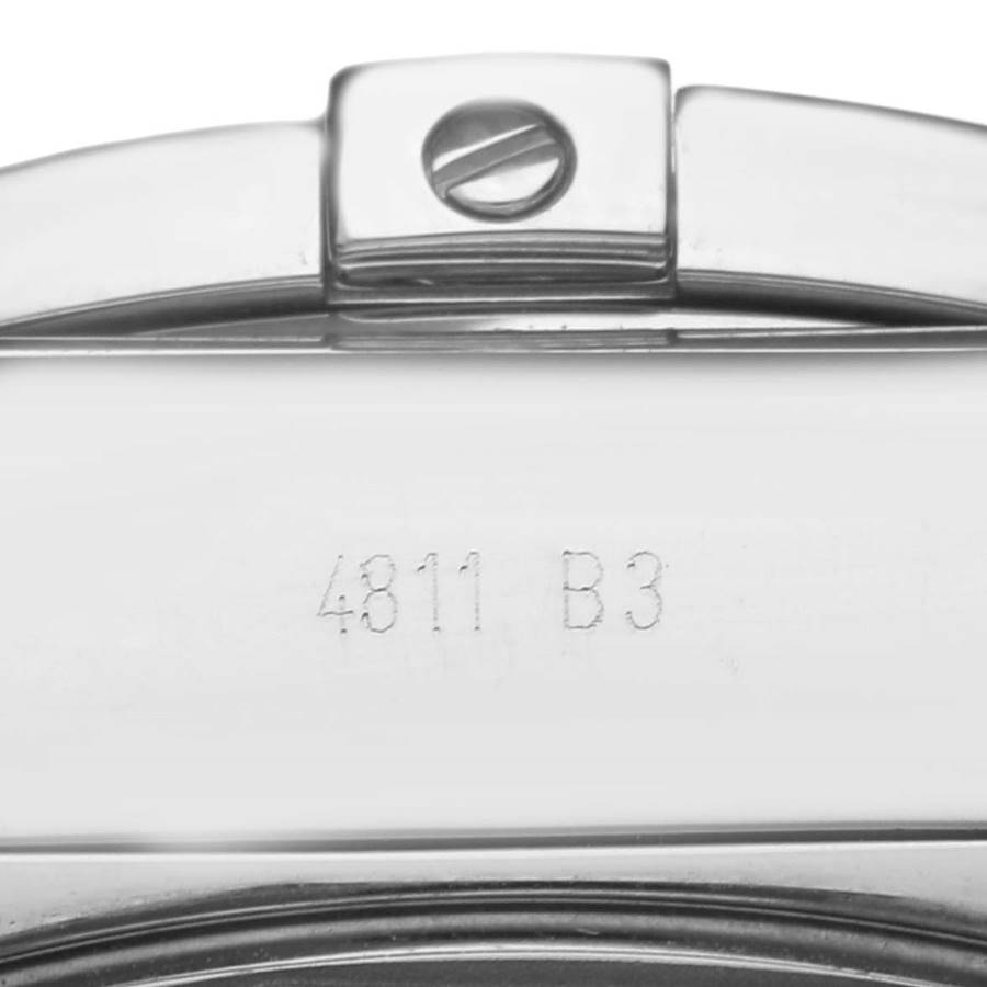 Breitling Chronomat GMT Steel Silver Dial Mens Watch AB0410