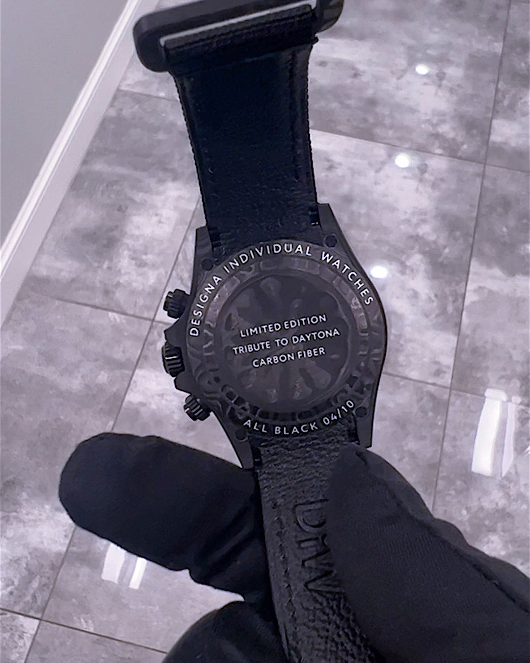 NTPT Carbon DiW Rolex Daytona &ldquo;ALL BLACK"