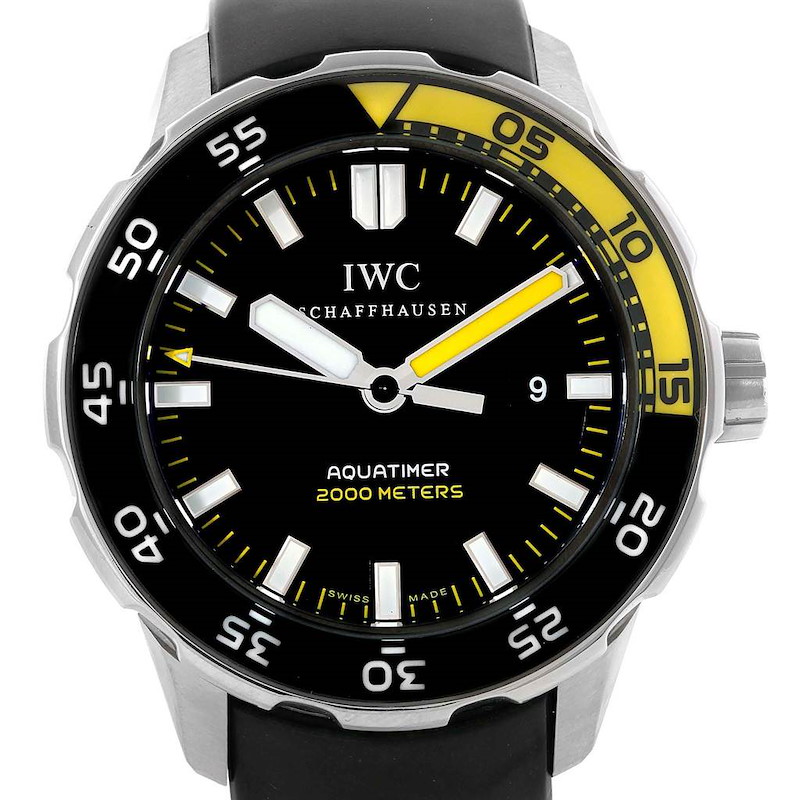 IWC Aquatimer 2000 Rubber Strap Mens Watch IW356808