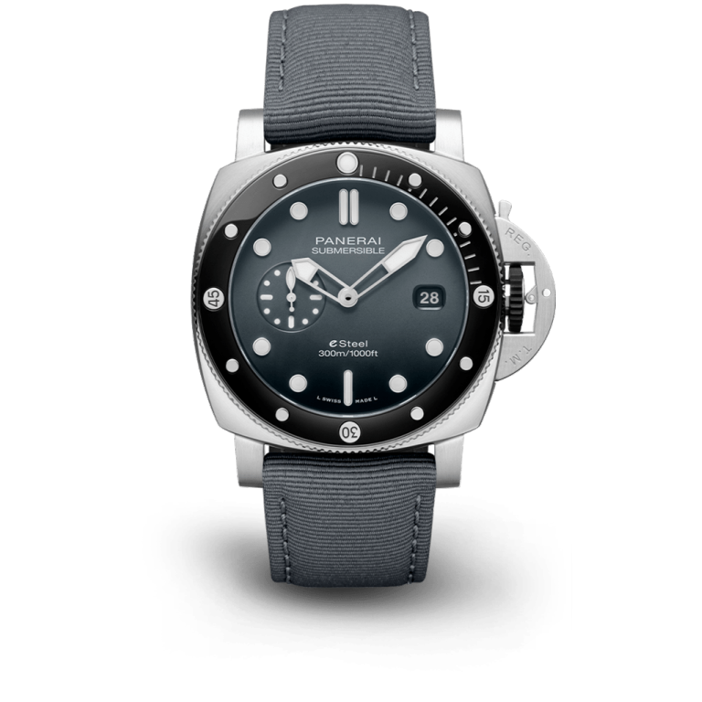 Submersible Gray QuarantaQuattro ESteel&trade; Grigio Roccia 44mm