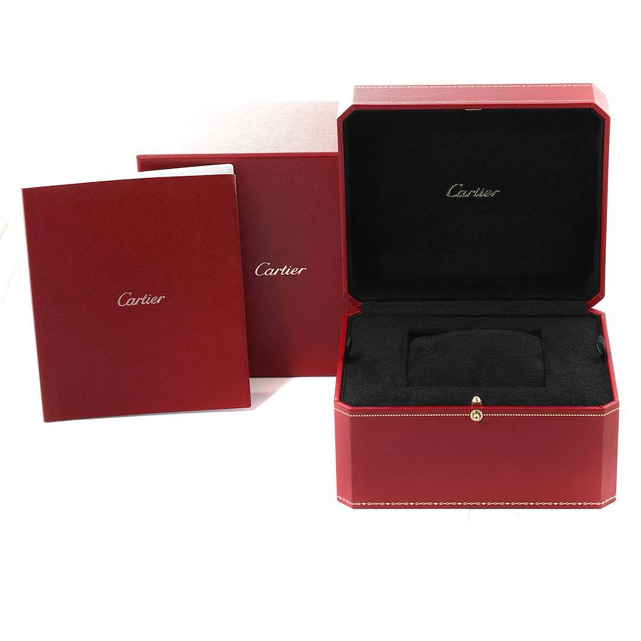 Cartier Tortue Rose Gold Silver Dial Diamond Ladies Watch WA501006