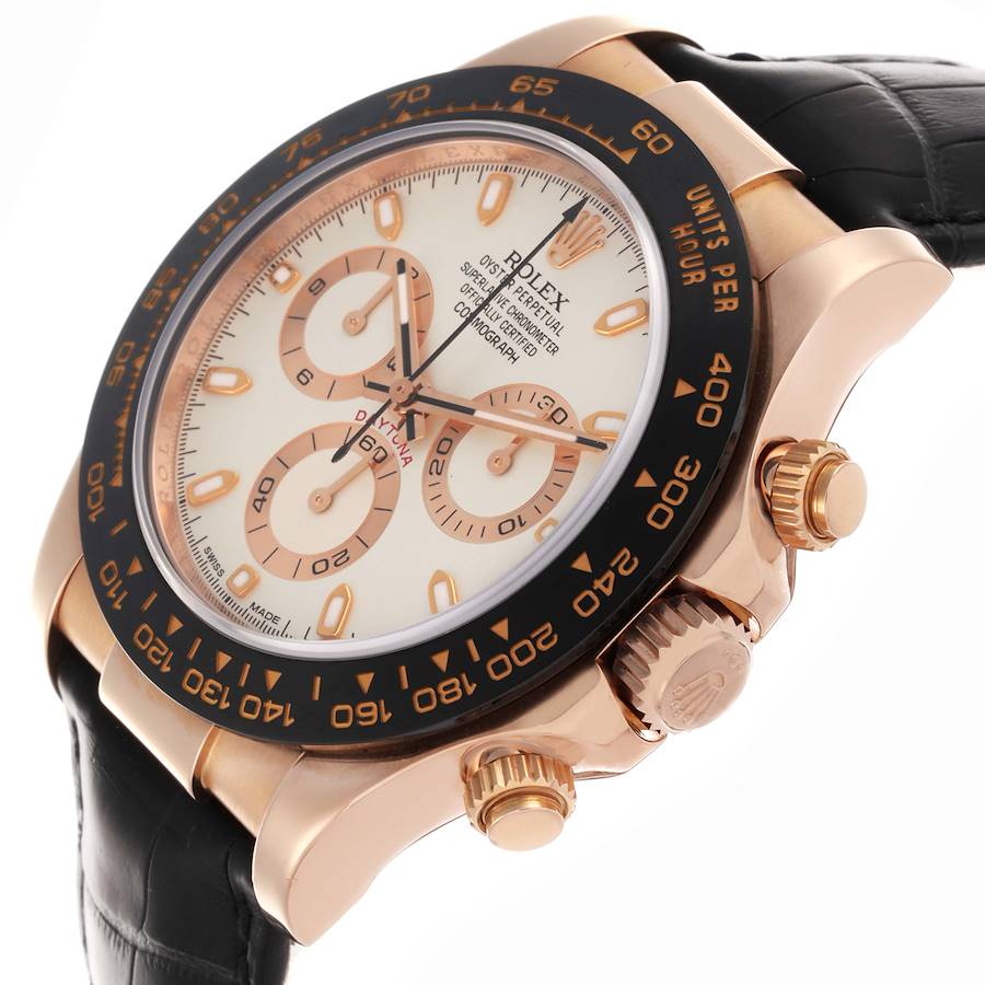 Rolex Cosmograph Daytona Rose Gold Mens Watch 116515