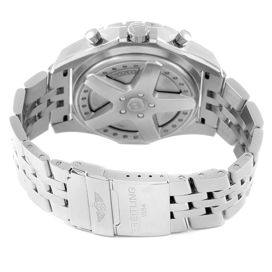 Breitling Bentley Motors Black Dial Chronograph Mens Watch A44362