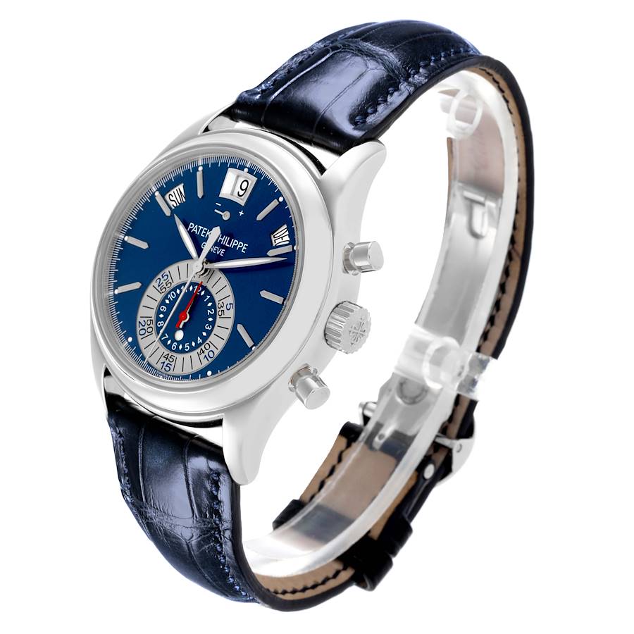 Patek Philippe Complications Annual Calendar Platinum Chronograph Mens Watch 5960P