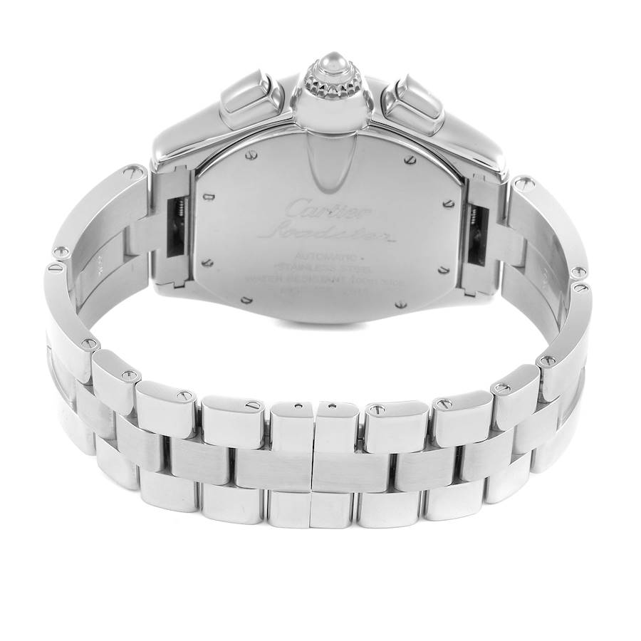 Cartier Roadster XL Chronograph Steel Mens Watch W62020X6