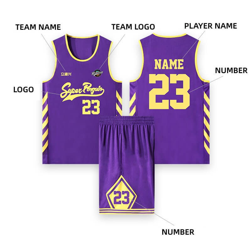 Custom Basketball Jersey Shorts with Team Name Number Logo