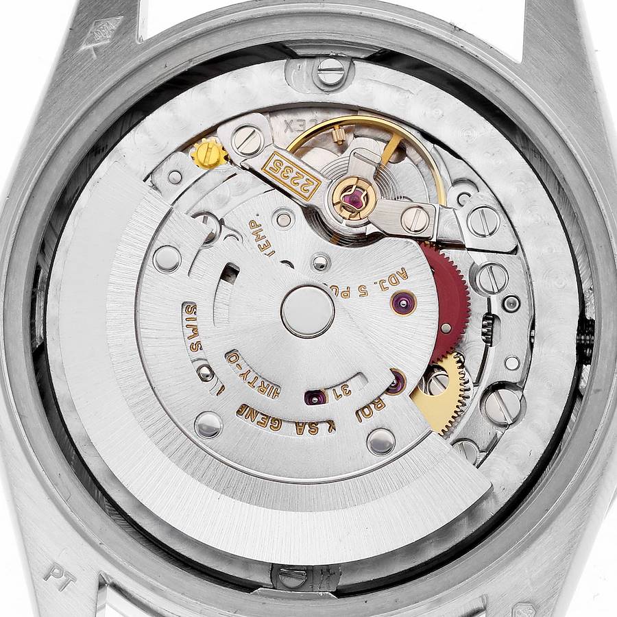Rolex President Midsize Platinum Myriad Diamond Ladies Watch 78266
