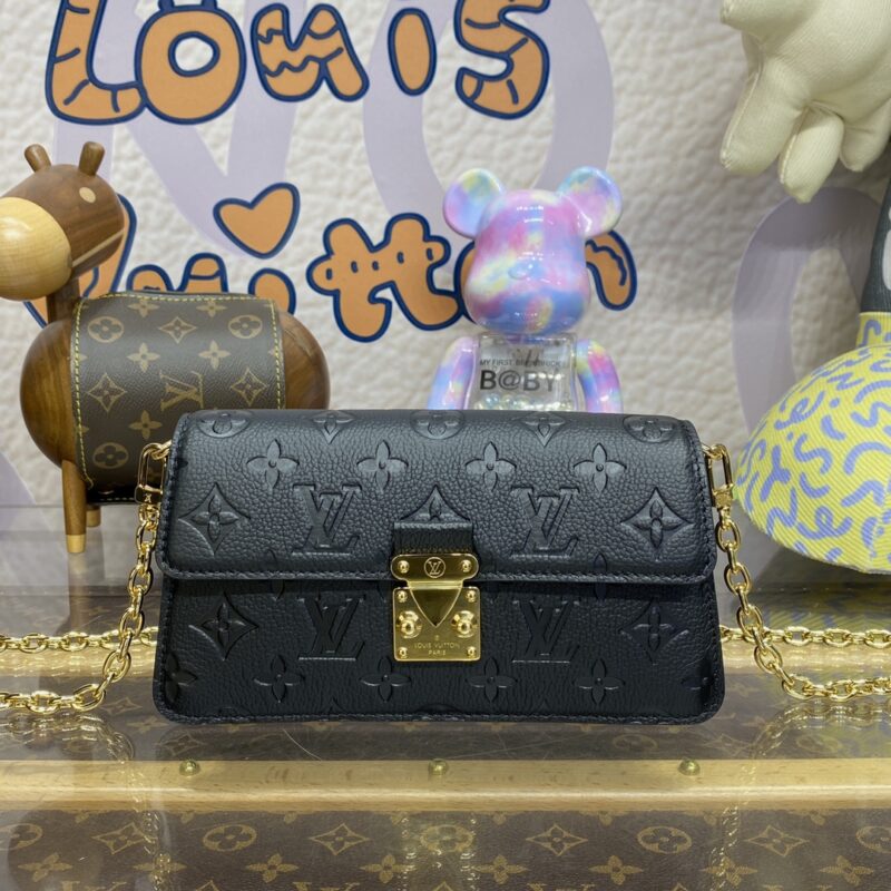 Replica Louis Vuitton Wallet On Chain Metis Black
