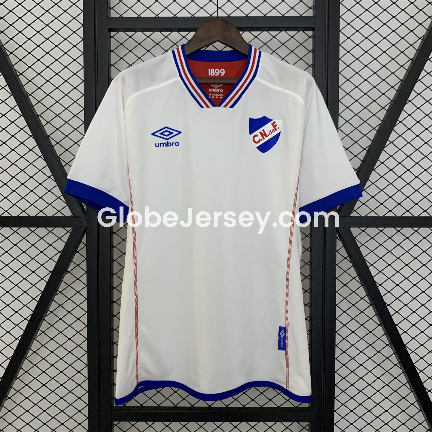 Uruguay Nacional Club Nacional de Football 25-26 White Training Jersey - Fans Version