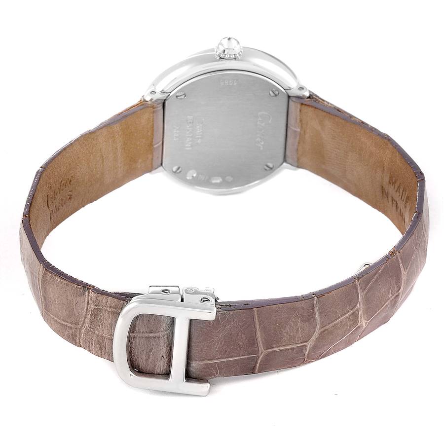 Cartier Trinity White Gold Diamond Dial Ladies Watch WG201156 Papers