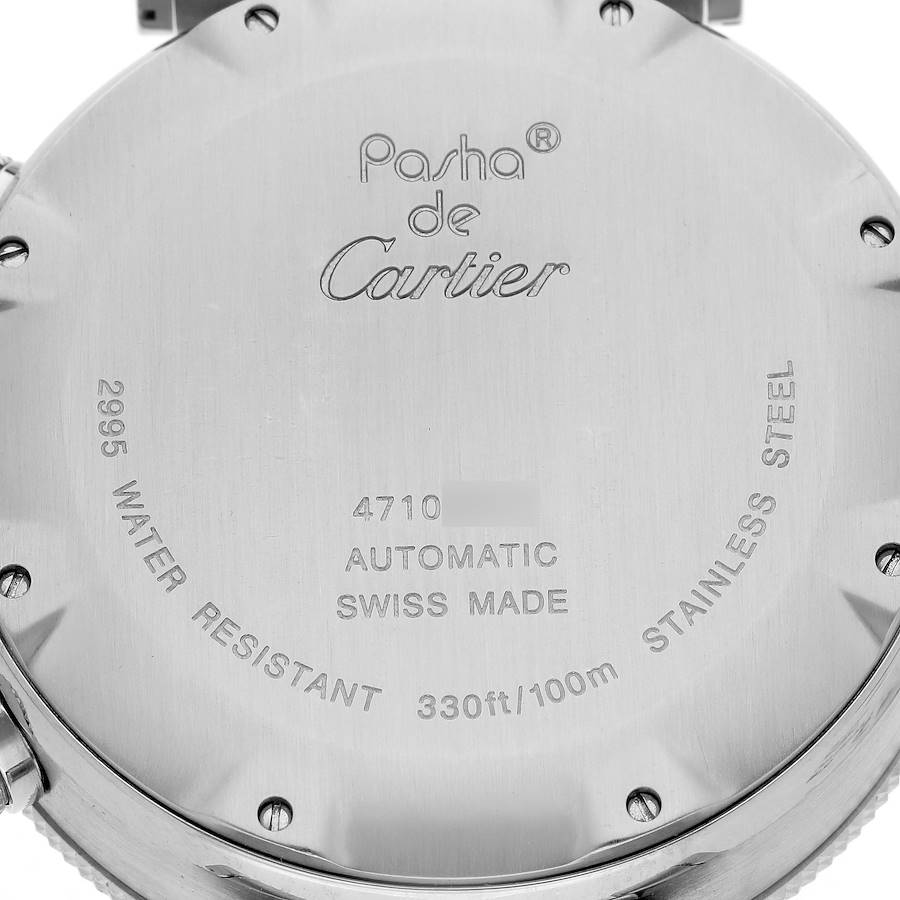 Cartier Pasha Seatimer Chronograph Steel Mens Watch W31089M7