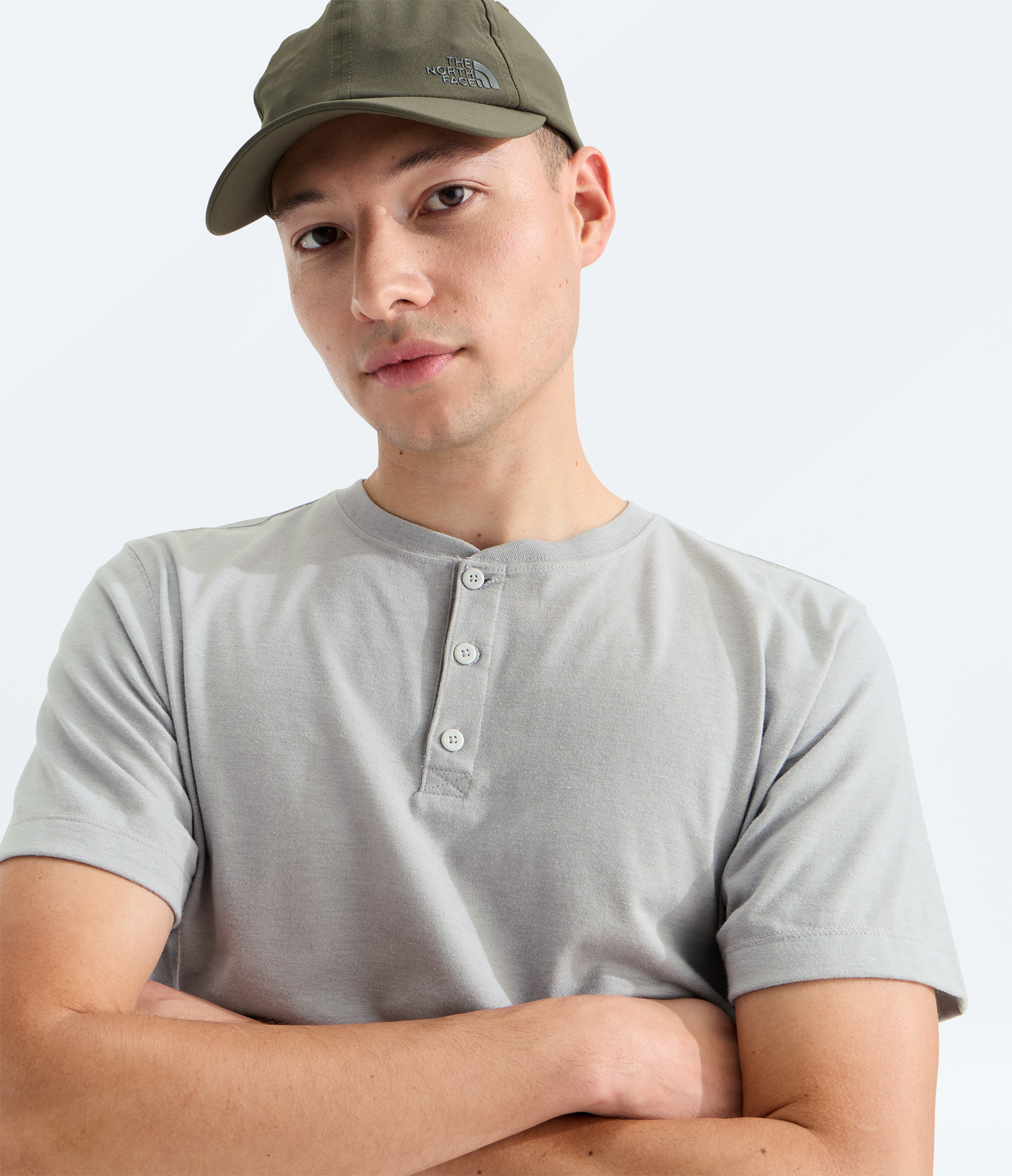 Men’s Tri-Blend Short-Sleeve Henley