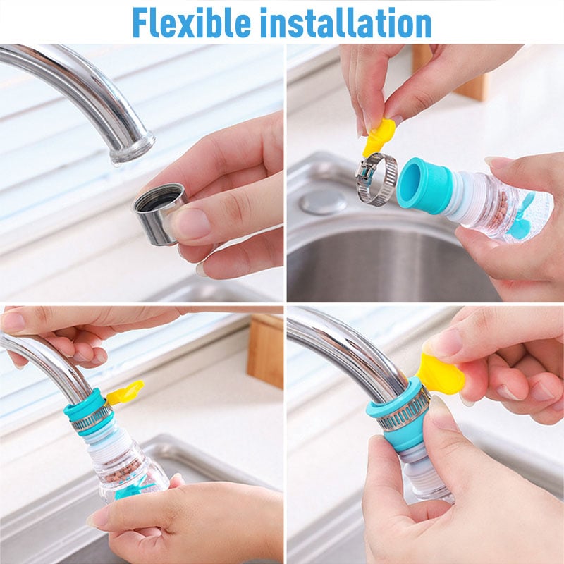(🎁Hot Sale Now - SAVE 50% OFF)360 Adjustable Kitchen Faucet Tap(🔥BUY 3 GET 2 FREE)