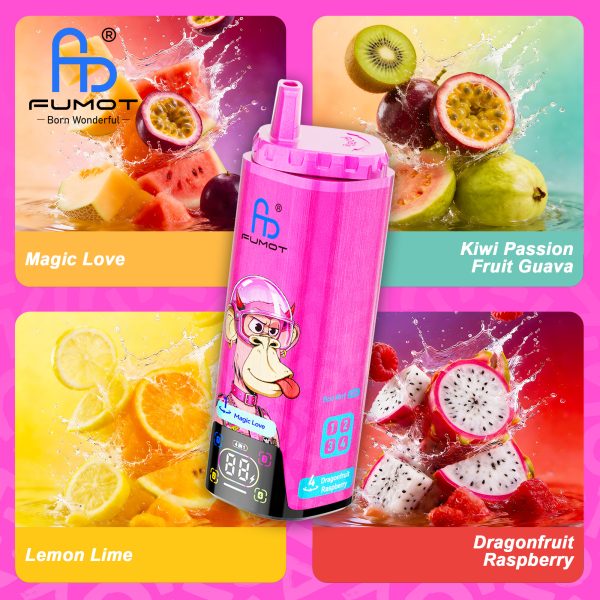 Jednorazowy vaporizer FUMOT ECO 4 w 1 – 80 000 zaciągnięć – 4 smaki w jednym