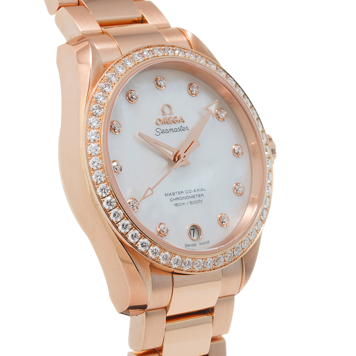 Omega Aqua Terra MOP 18K Red Gold