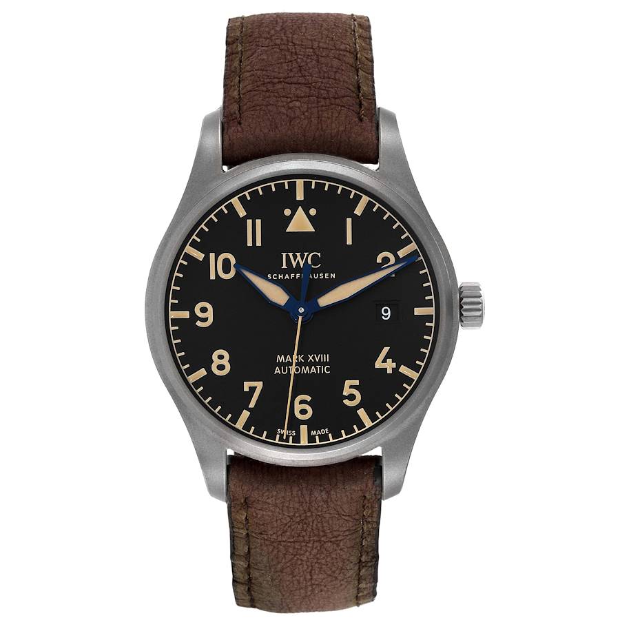 IWC Pilot Mark XVIII Heritage Titanium Mens Watch IW327006
