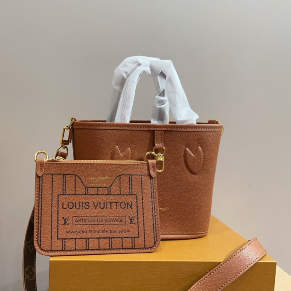 Louis Vuitton Neverfull Bandoulière Inside Out BB Monogram Brown 26Cm