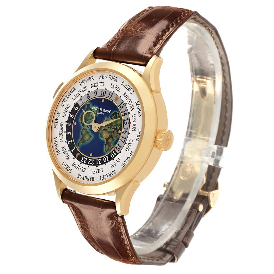 Patek Philippe World Time Complications White Gold Mens Watch 5231J