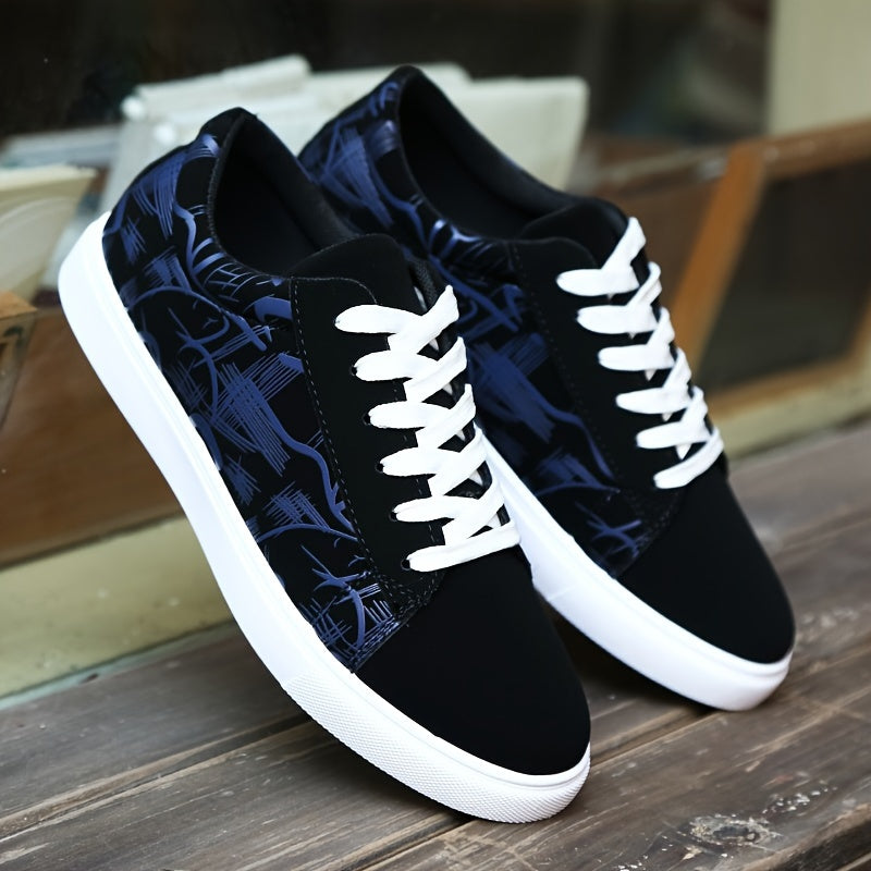 Men’s Trendy Street Style Low Top Skateboard Shoes