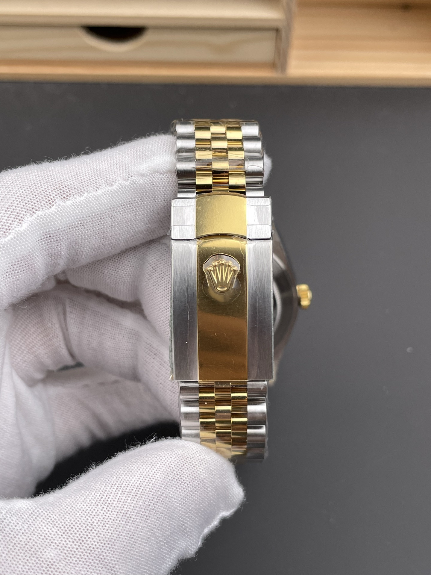 Two-Tone Champagne Dial Datejust