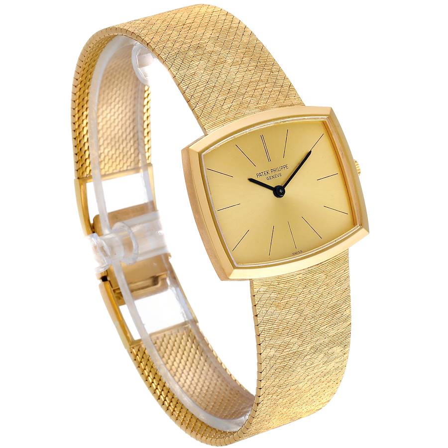 Patek Philippe Gondolo Yellow Gold Vintage Mens Watch 3528