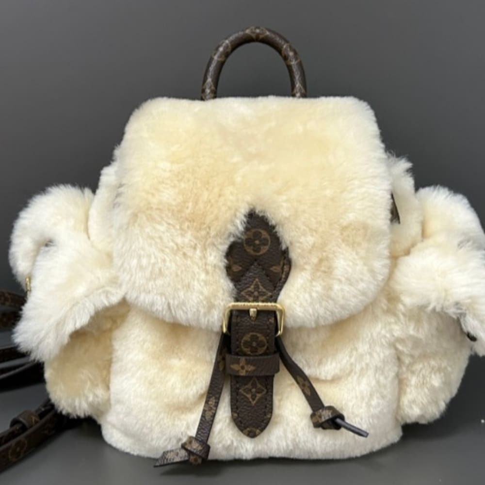 Louis Vuitton Nano Teddy Backpack Cream 25Cm M11919