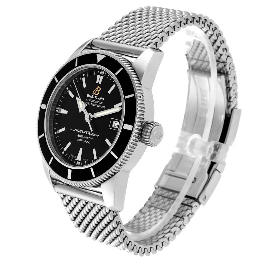 Breitling Superocean Heritage 42 Mesh Bracelet Mens Watch A17321