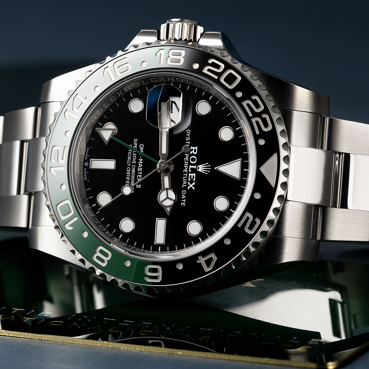 Rolex GMT-Master II Lefty Sprite Green And Black Bezel 126720VTNR-0001/0002 Unworn