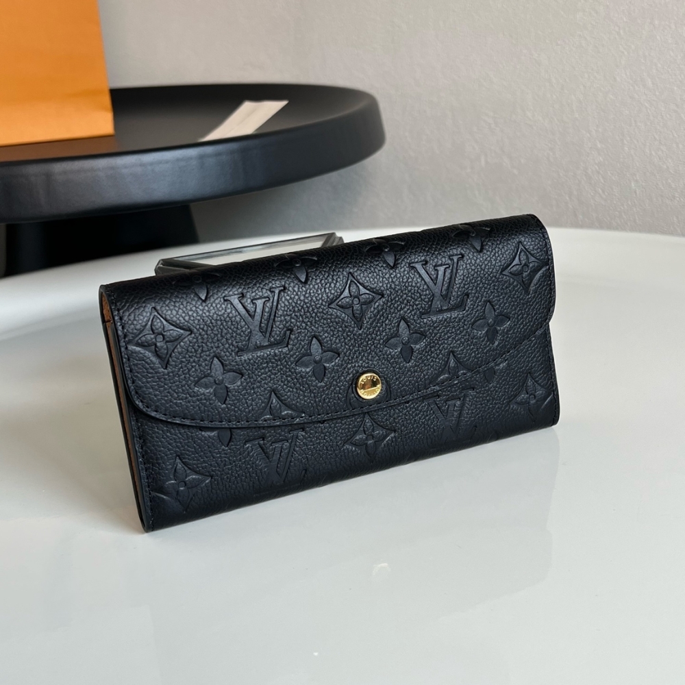 Louis Vuitton Emilie Wallet Black 19Cm M62369
