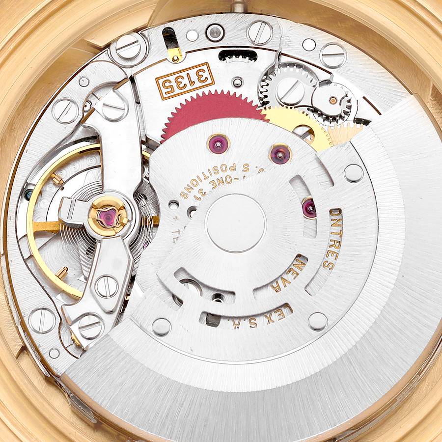 Rolex Yachtmaster 40mm Yellow Gold White Dial Mens Watch 16628