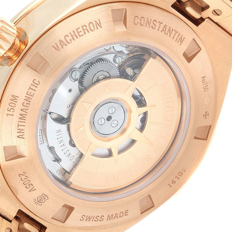 Vacheron Constantin Overseas 37 Rose Gold Diamond Ladies Watch 2305V