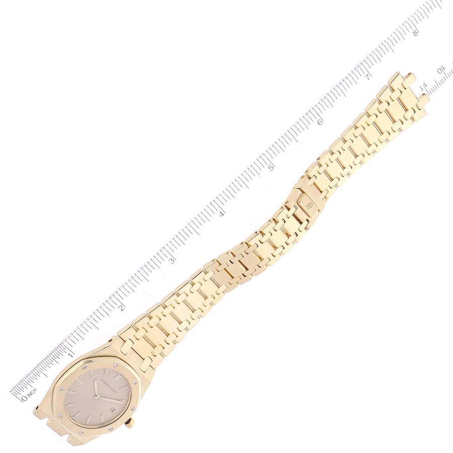 Audemars Piguet Royal Oak Yellow Gold Champagne Dial Mens Watch 56303