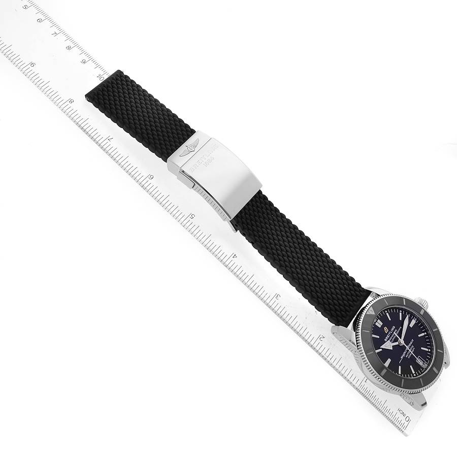 Breitling SuperOcean Heritage II 42 Black Dial Steel Mens Watch AB2010