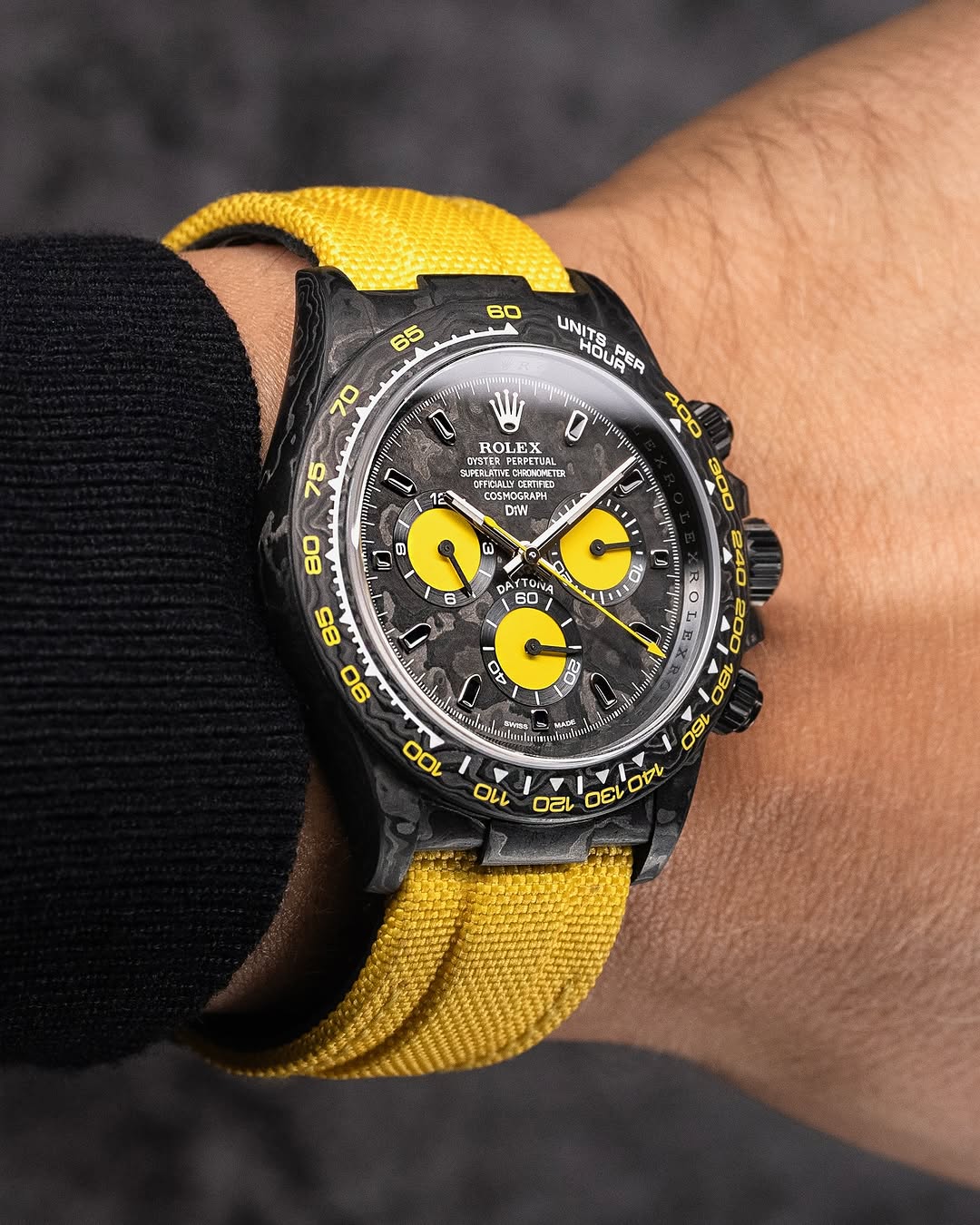 NTPT Carbon Rolex DiW Daytona "LEMON EDITION"
