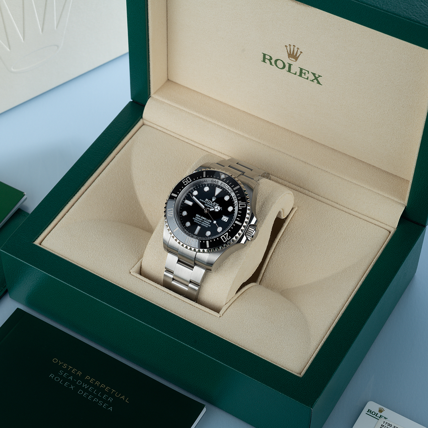 The Newest Realse-?Big Promotion-Rolex Sea-Dweller Deepsea 126660 D-Blue "James Cameron" Blue Dial 44mm Unworn