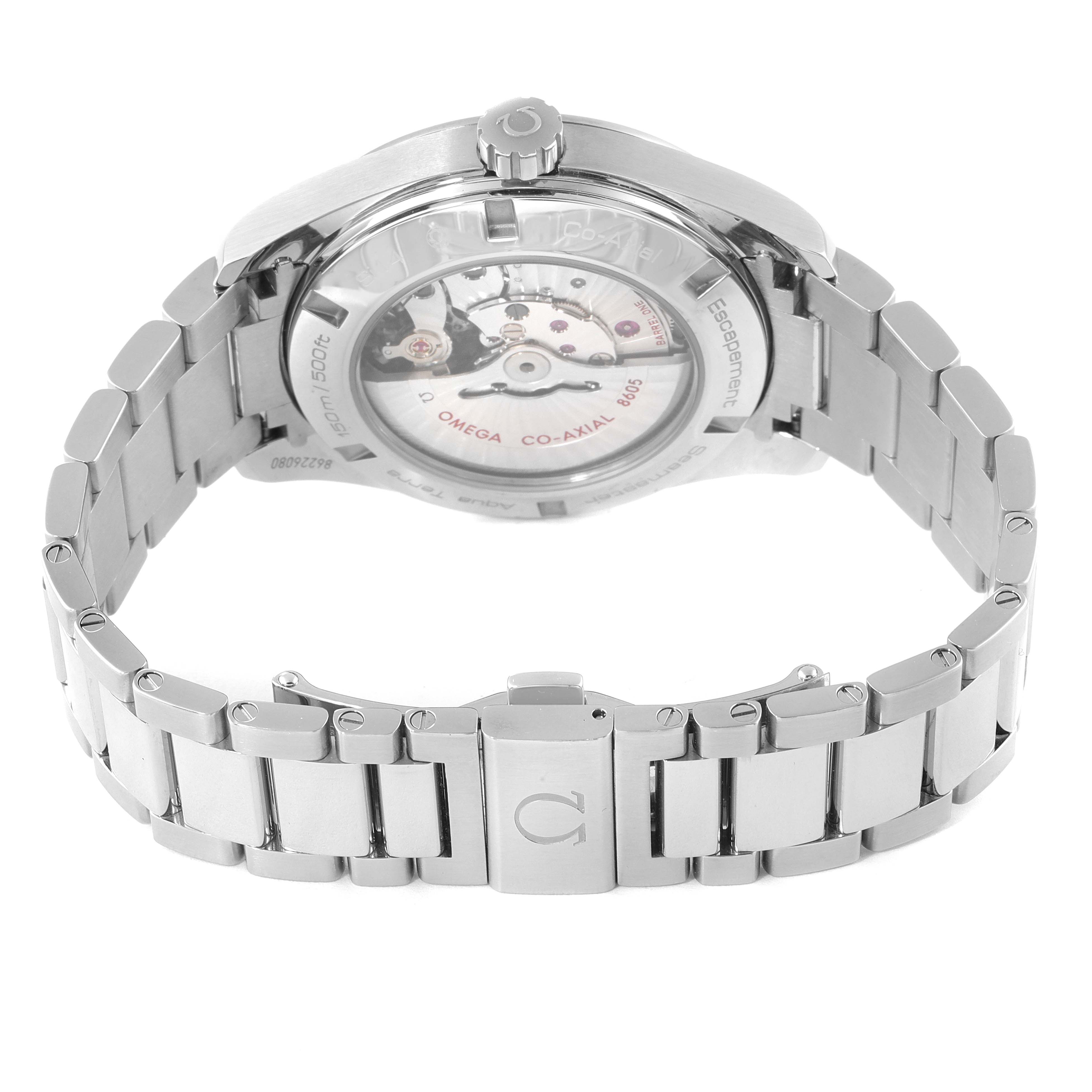 Omega Seamaster Aqua Terra GMT Co-Axial Steel Mens Watch 43.0 MM 231.10.43.22.01.001