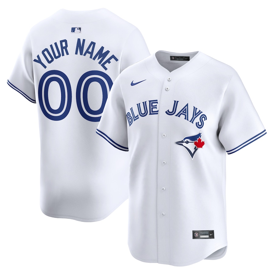 Toronto Blue Jays Home Limited Custom Jersey White
