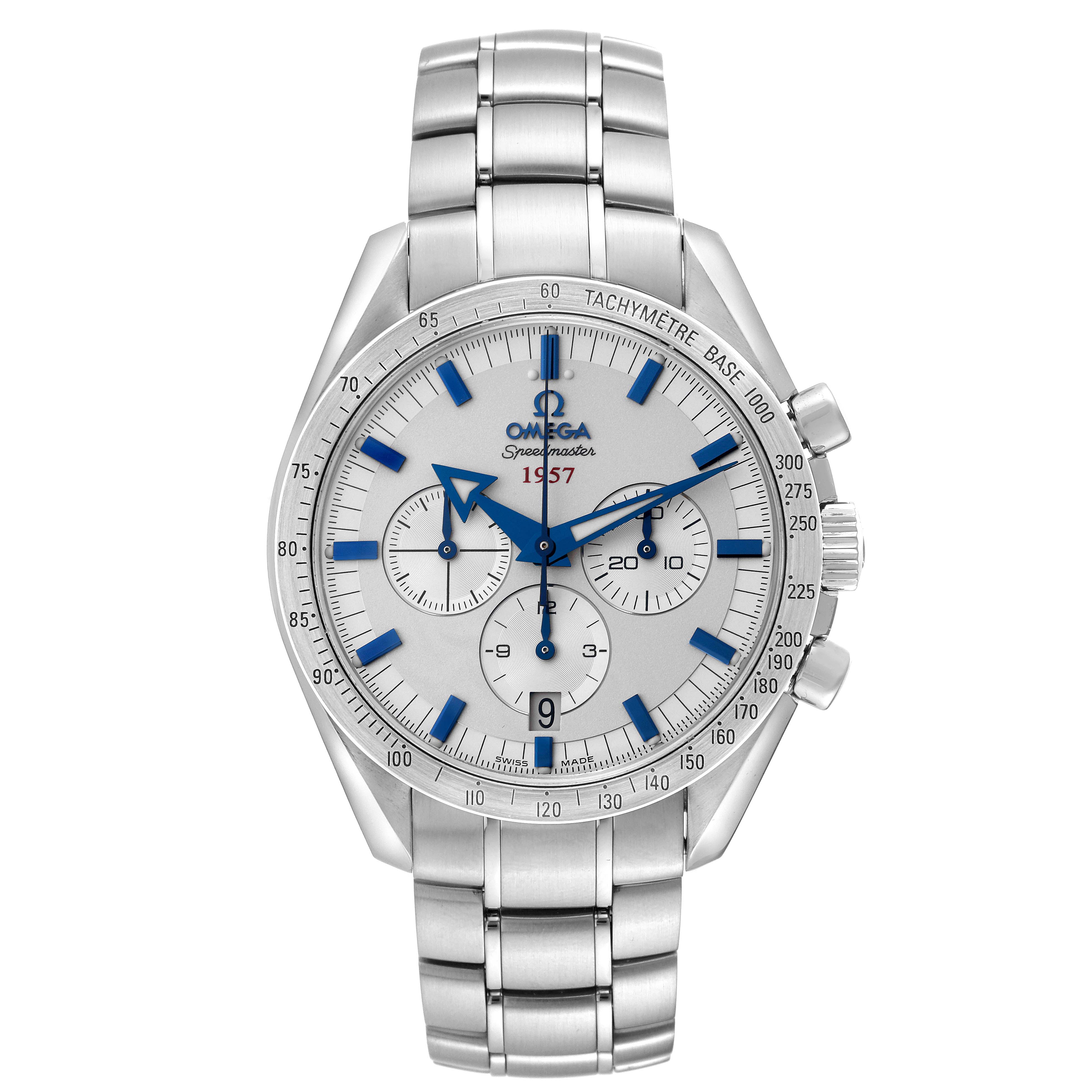 Omega Speedmaster Broad Arrow 1957 Steel Mens Watch 42.0 MM 321.10.42.50.02.001 Card