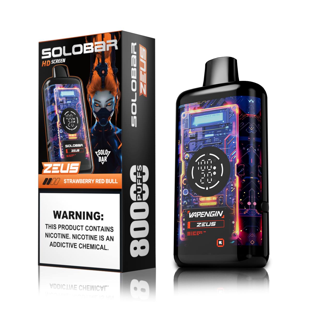 🔥 Solobar Zeus 80K Disposable Vape — Do 80 000 Zaciągnięć Pełnych Smaku | Szybka wysyłka z magazynu w Polsce 🚚