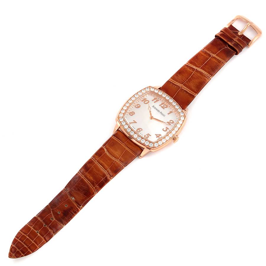 Audemars Piguet Tradition Rose Gold MOP Diamond Mens Watch 15337