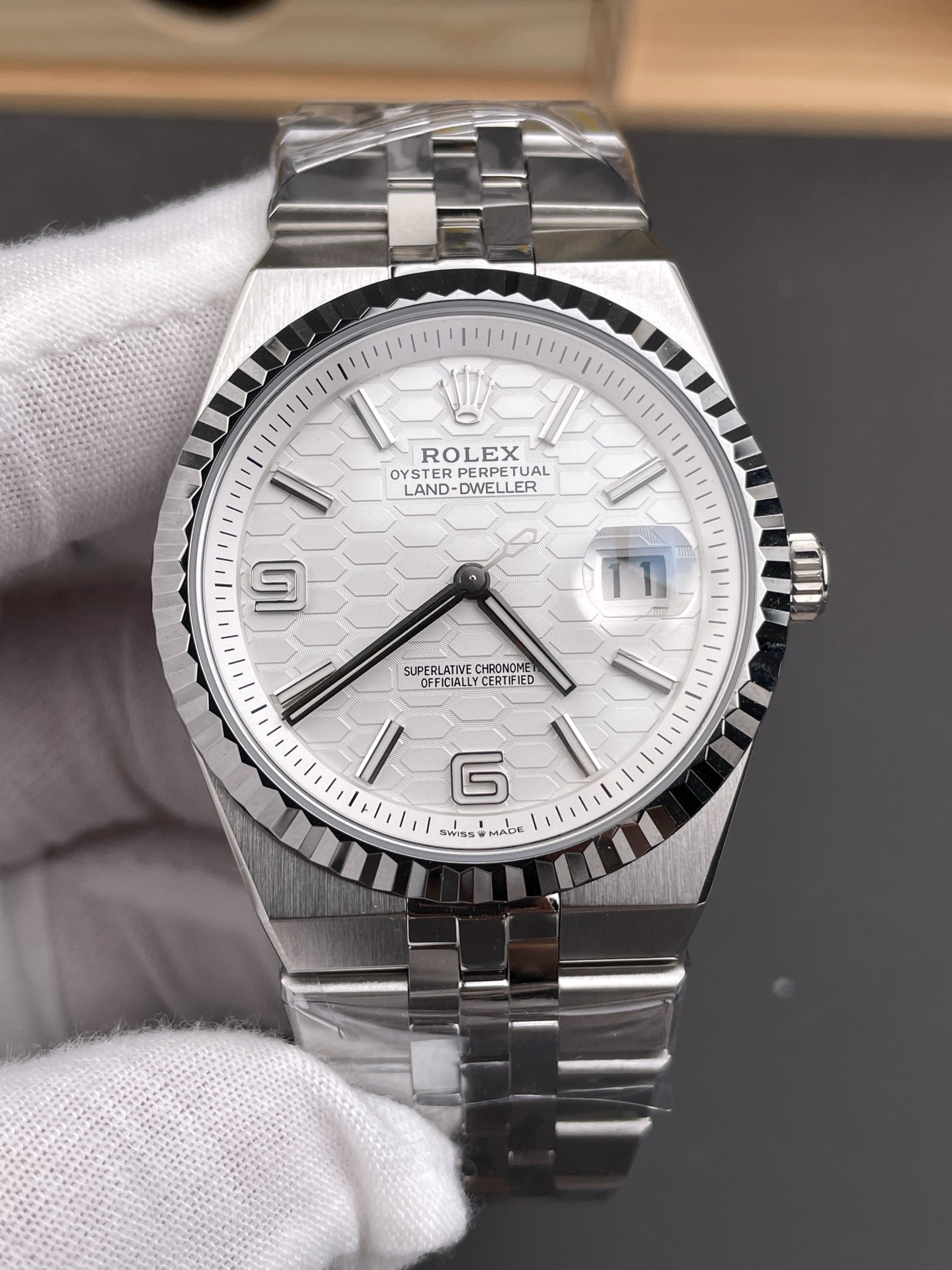 Land-Dweller White Dial