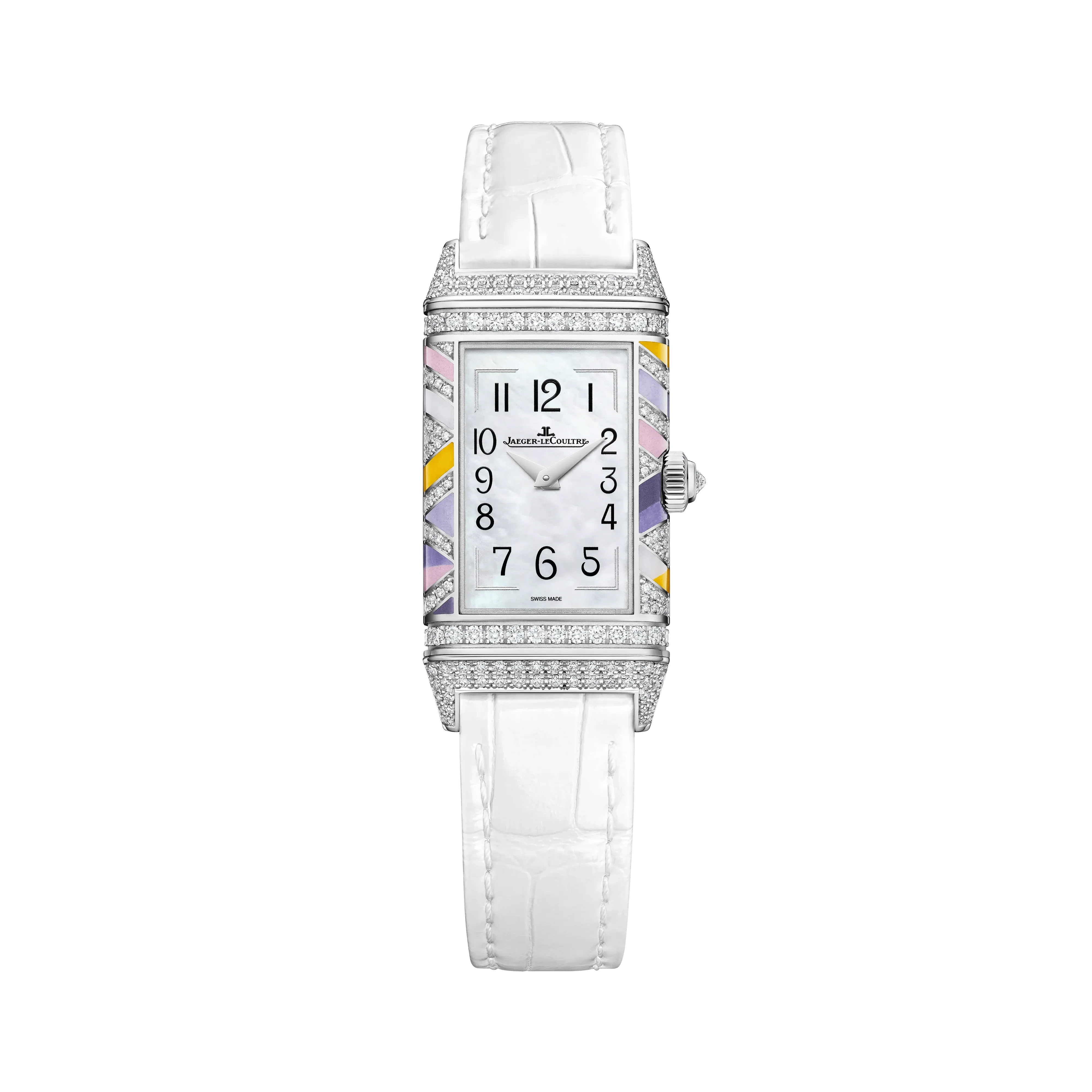 White Gold Reverso One Precious Colours Women&rsquo;s Watch Q3293433
