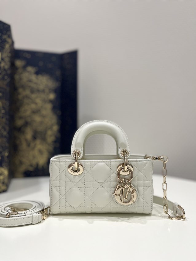 Replica Lady D – Joy Mini Bag White