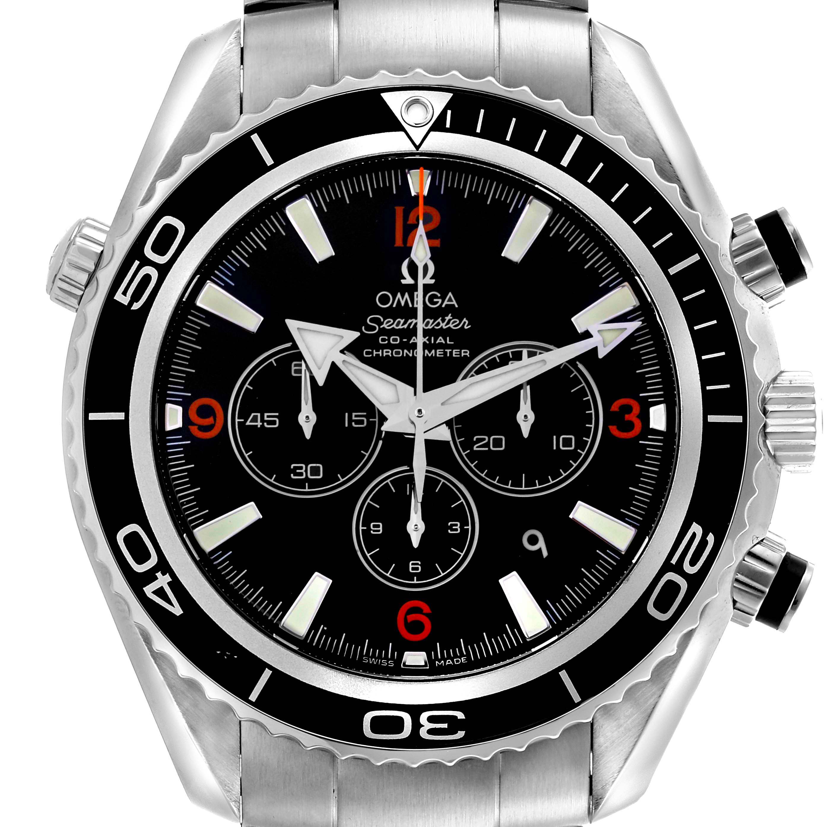 Omega Seamaster Planet Ocean Chronograph Mens Watch 45.5 MM 2210.51.00